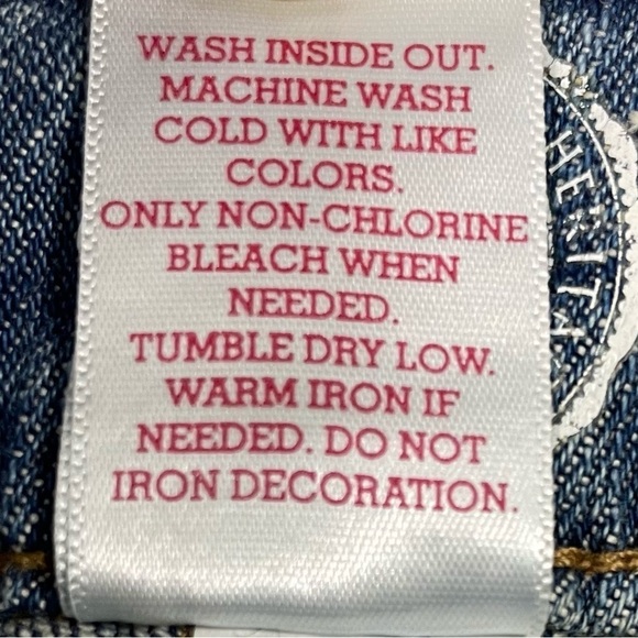 NWT SO Bootcut Adjustable Waist Girls Blue Jeans Size 7 - Picture 9 of 10